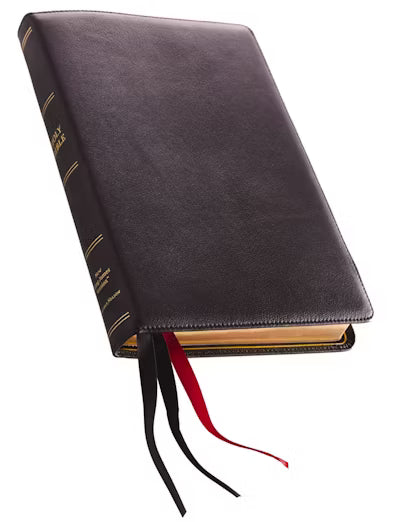 Bible NLJV Large Print Thinline Leather Black