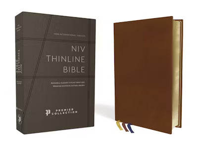 Bible NIV Thinline Leather Brown