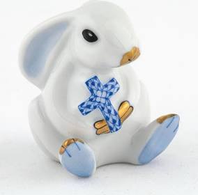 Bunny with Cross Sapphire
