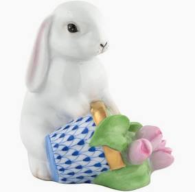 Bunny Flowerpot Blue