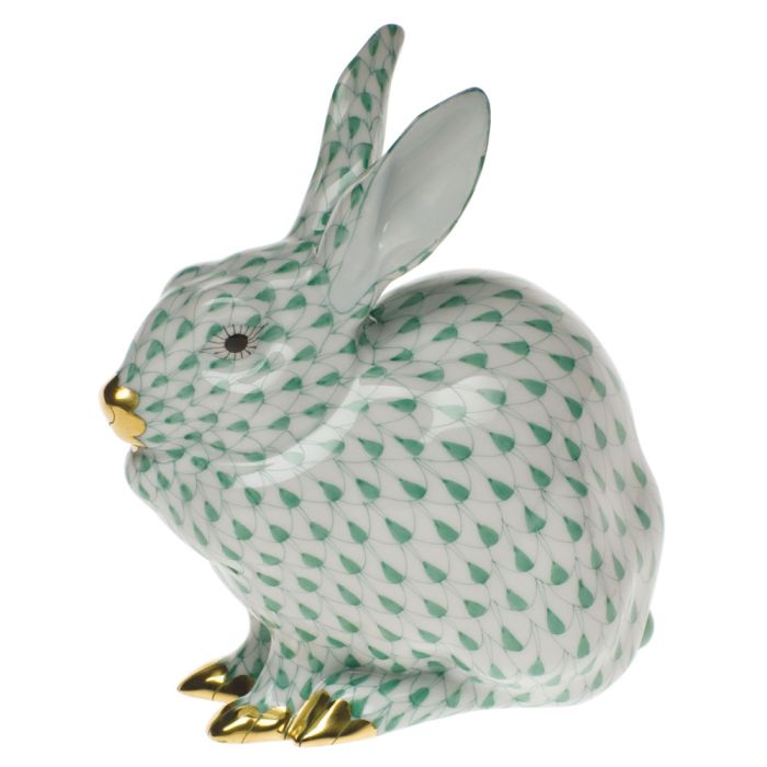 Bunny Sitting Green