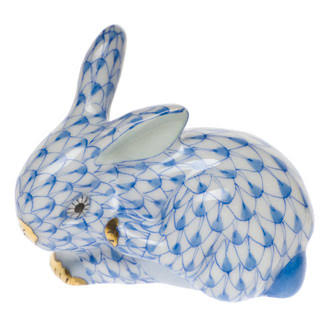 Bunny Lying Blue