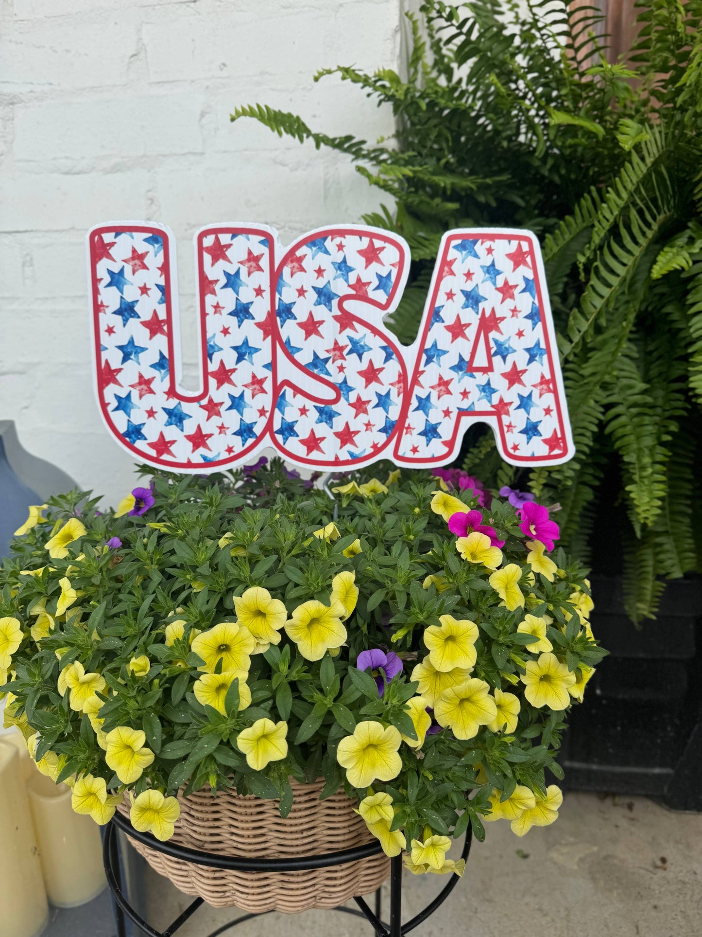 USA Stars Yard Sign