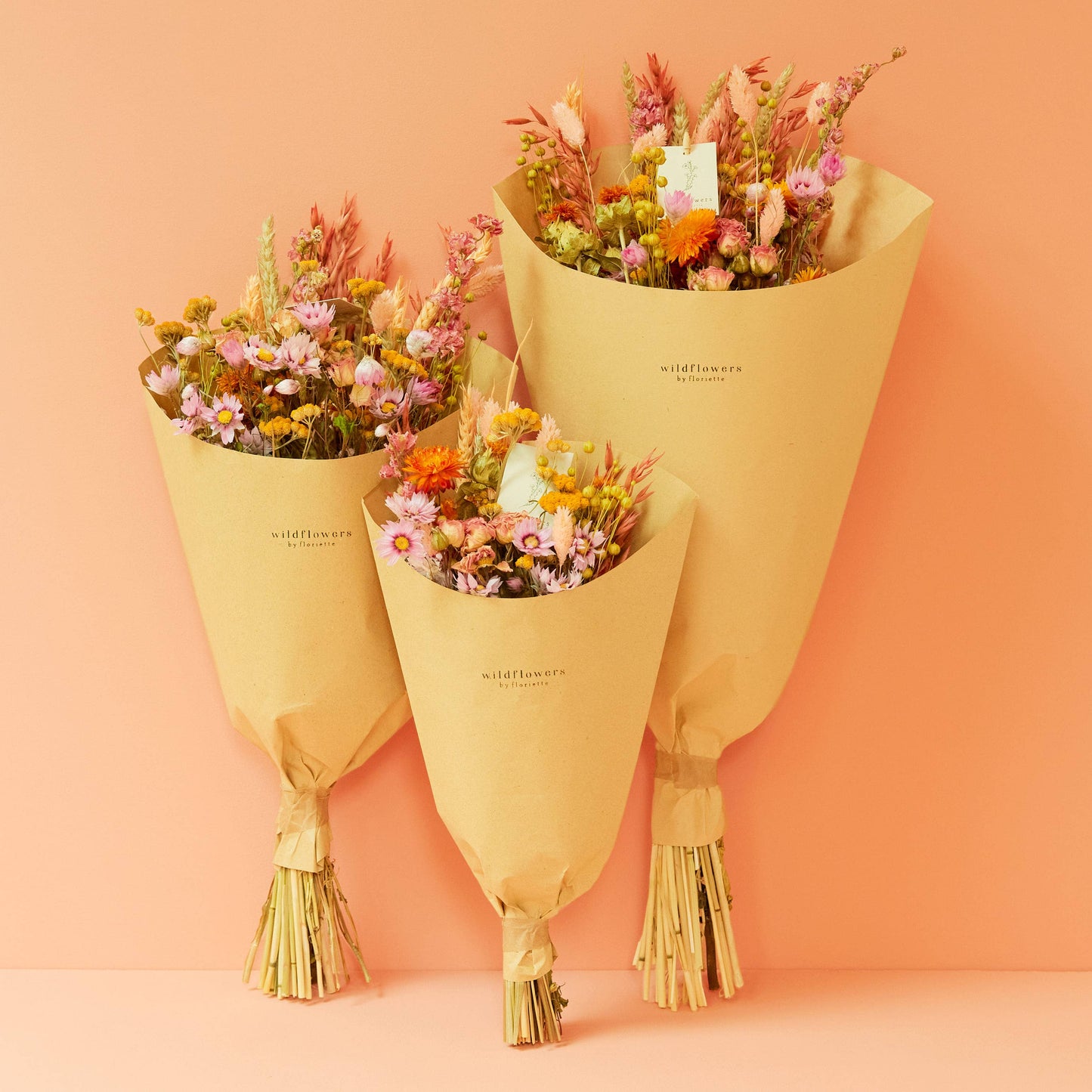 Dried Flowers - Field Bouquet Sunny Delight: Small
