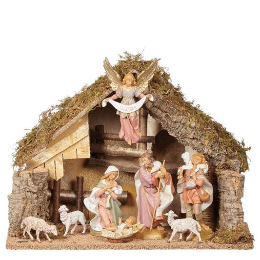 8-figure Nativity with Italian Stable –Fontanini