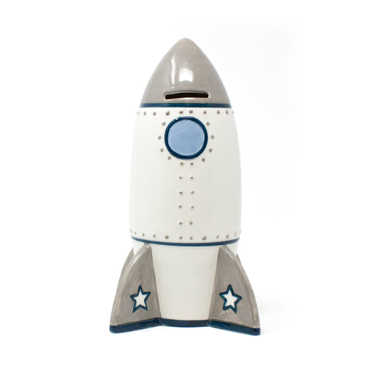 Roger Rocket Ceramic Bank