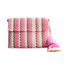 Clutch Rosa Neon Rain Citron: Clutch / Crossbody with Strap