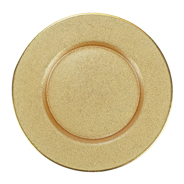 Charger Gold Metallic Glass
