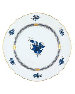 Dinner Plate Black Sapphire Chinese Bouquet