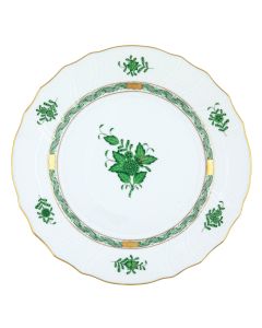 Dinner Plate Green Chinese Bouquet