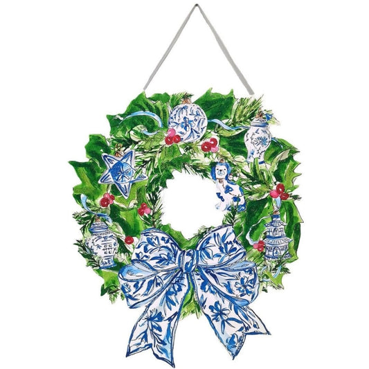 Chinoiserie Bow Wreath