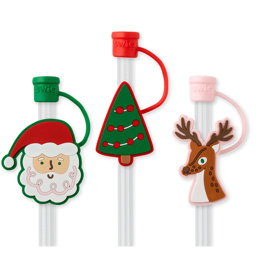 Swig Christmas Straw Topper Sets