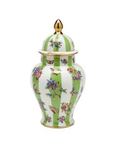 Covered Urn Queen Victoria Multicolor
