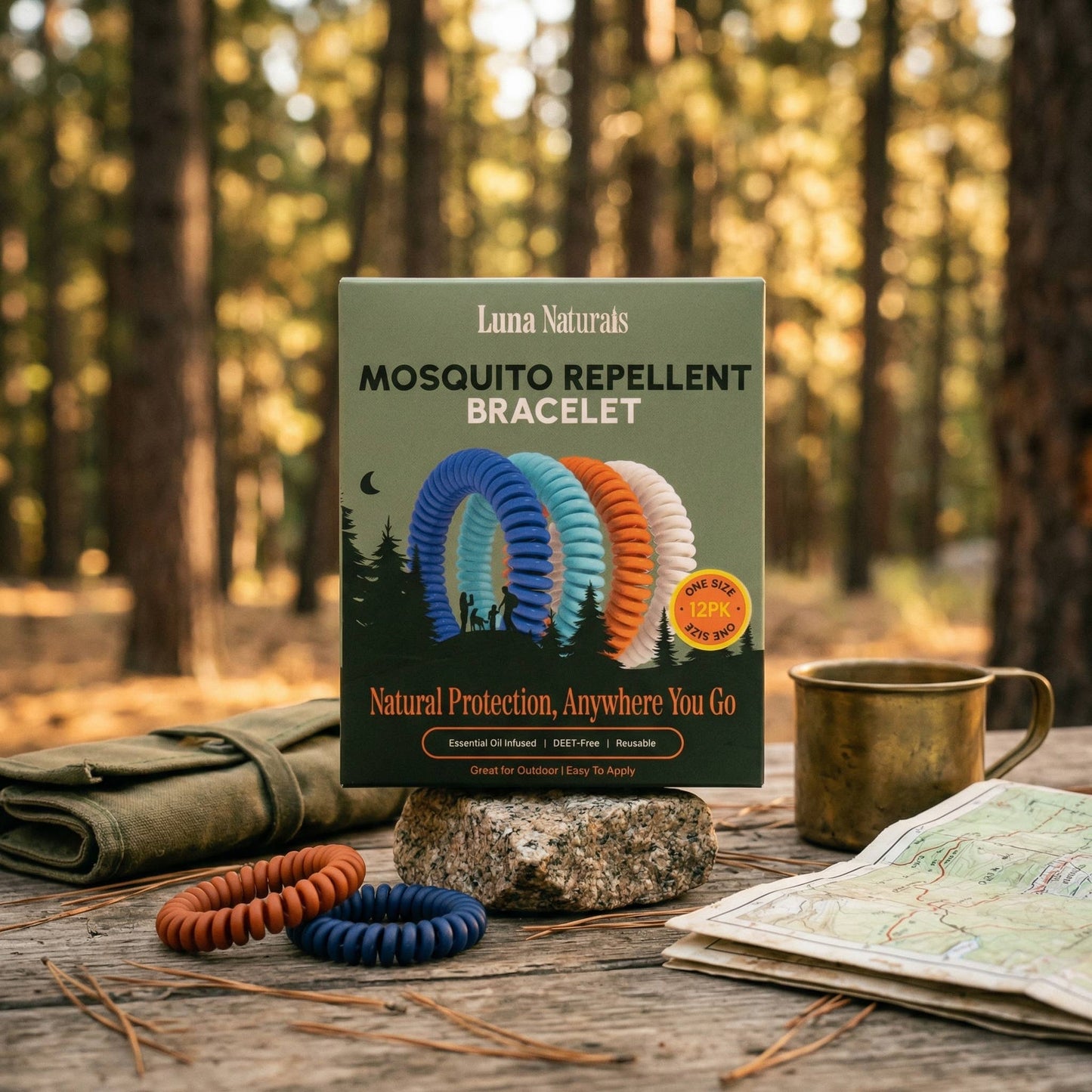 Bracelet Mosquito Repellent- 12 Pack