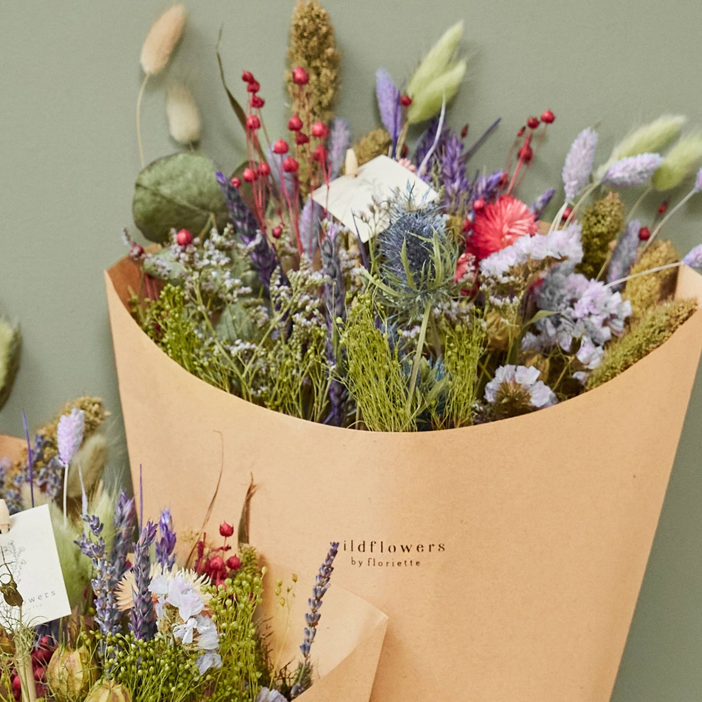 Dried Flowers - Field Bouquet Purple Dusk: Large