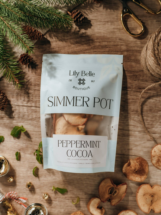 Peppermint Cocoa Simmer Pot | Apple Vanilla Peppermint
