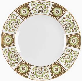 Dinner Plate Derby Panel Green