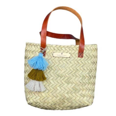 Tote Palm Natural Citron: Large