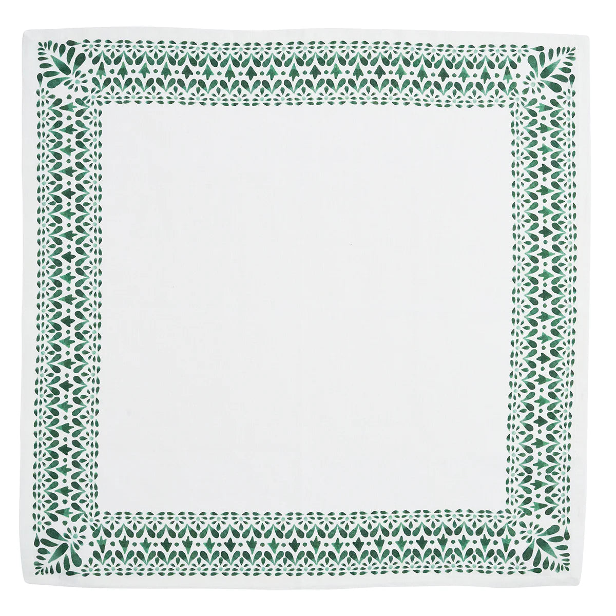 *Set/4 Iberian Napkins-Evergreen