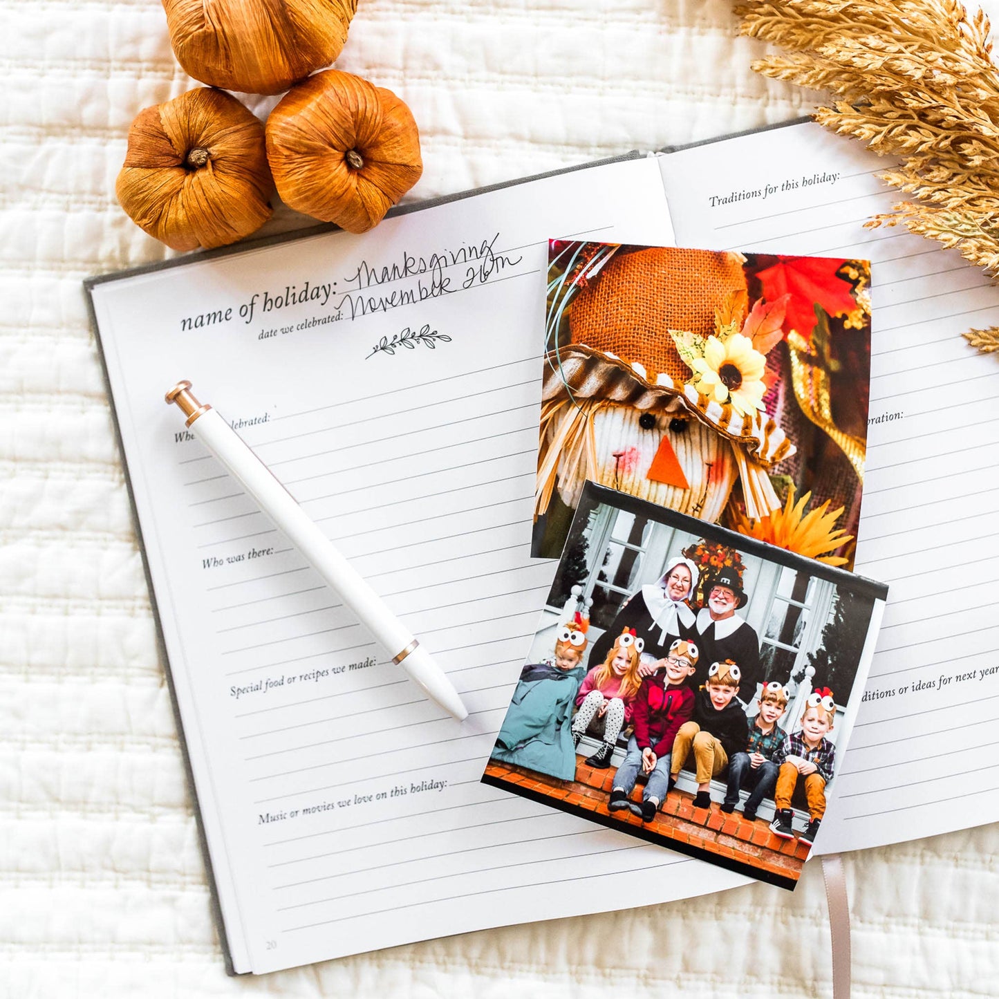 Holiday Memory Book & Family Keepsake