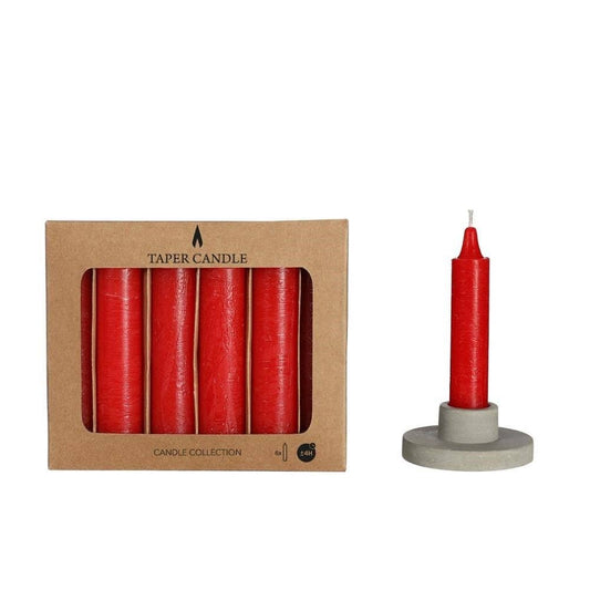 Taper Candles h. 11cm Ø2.15 cm Red