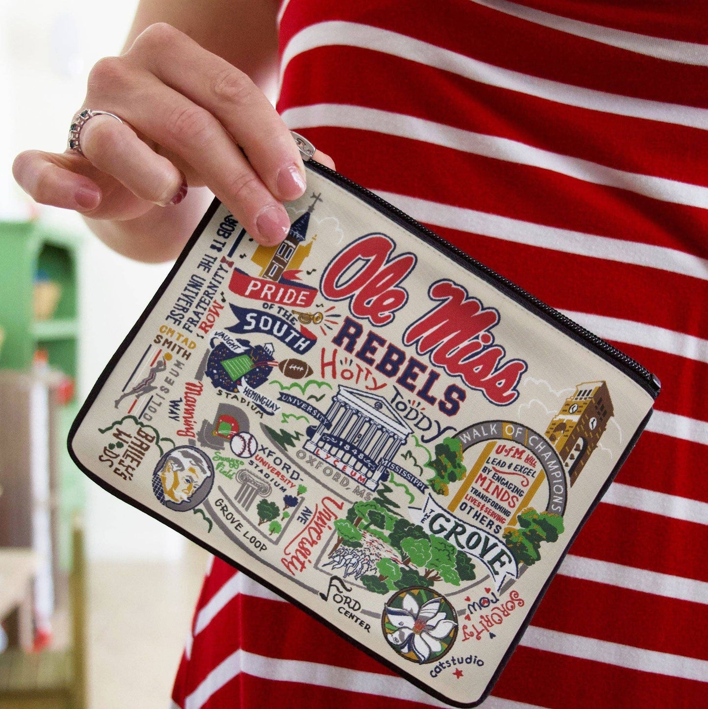 Ole Miss Zip Pouch