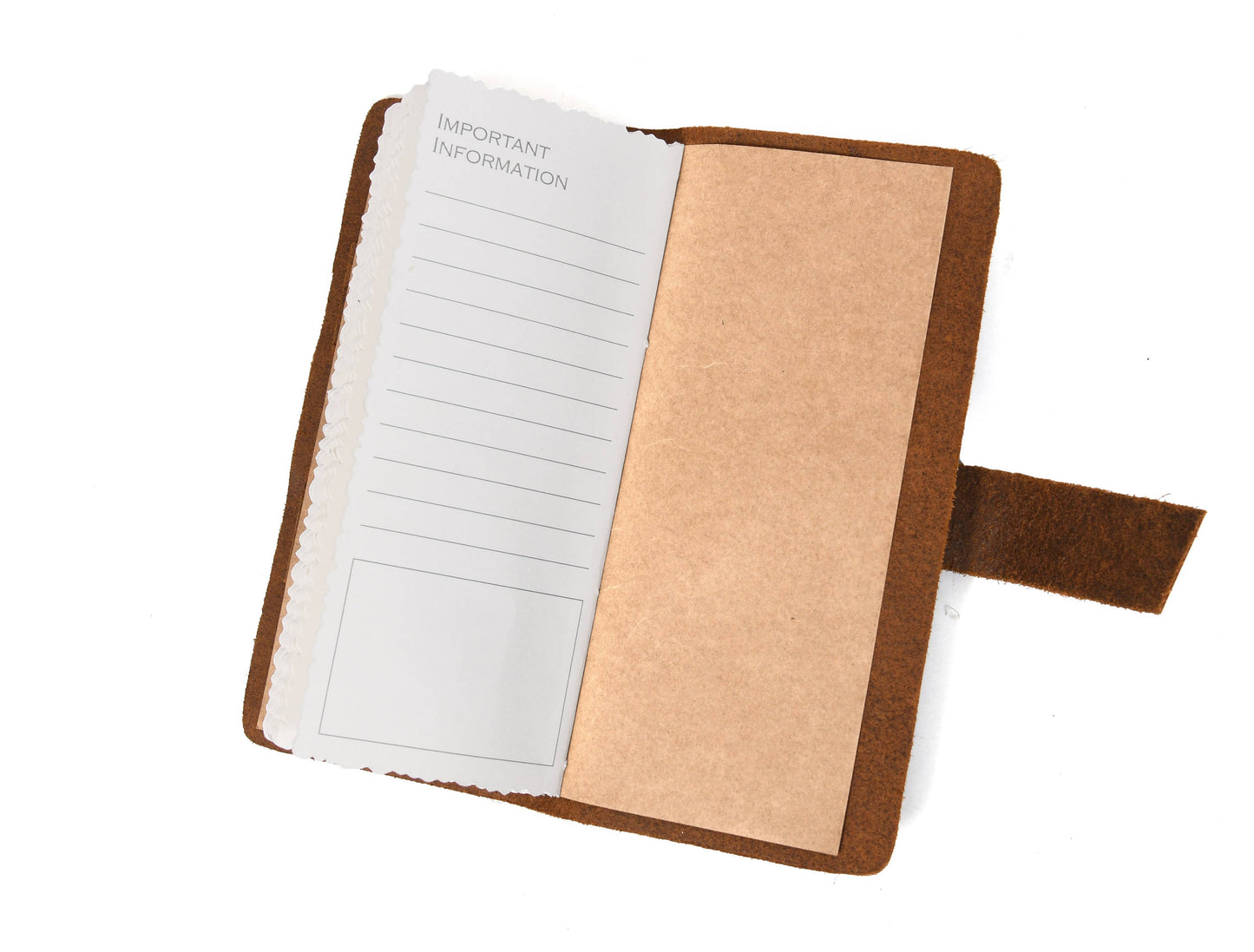 Genuine Leather Fishing Logbook | Made in Canada