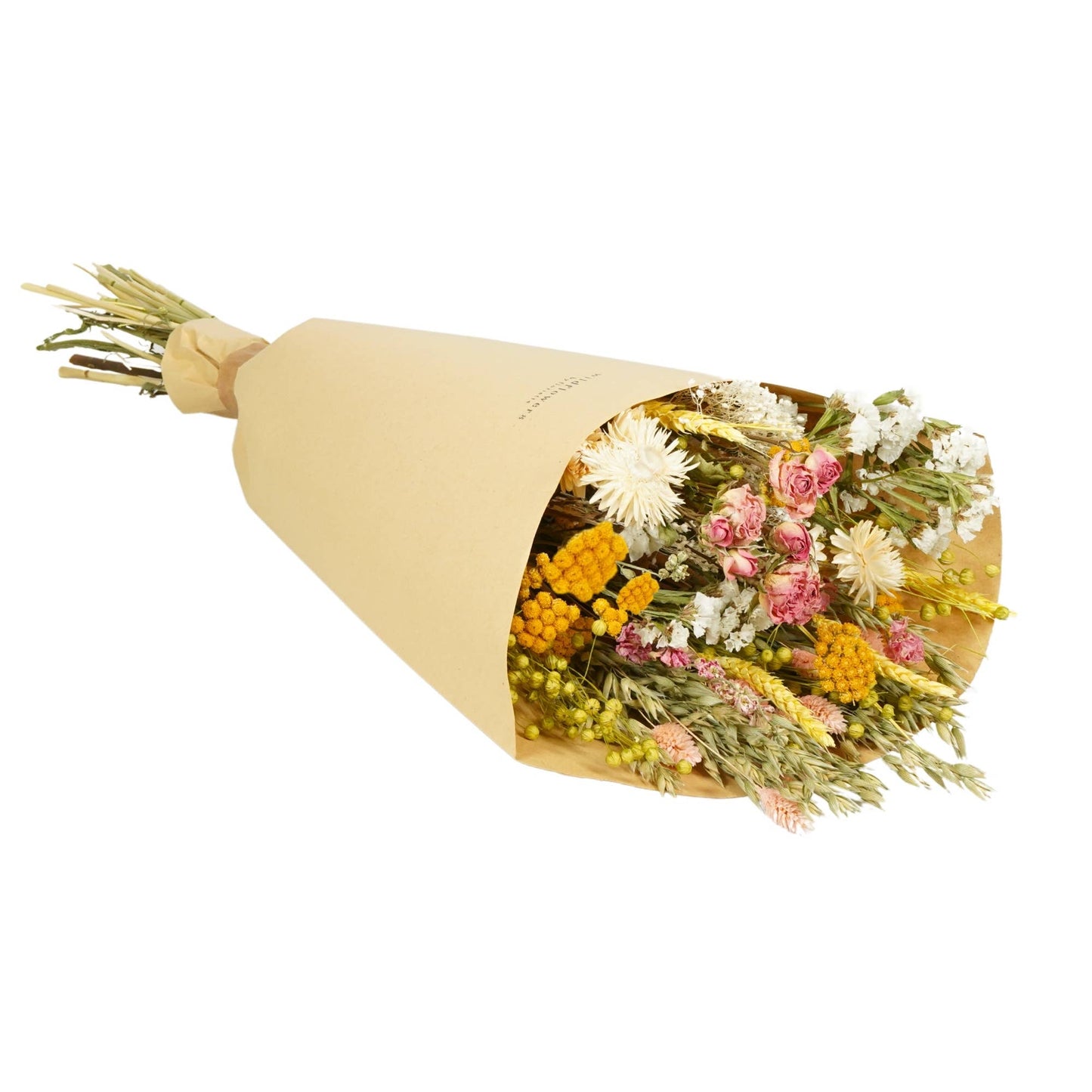 Dried Flowers - Field Bouquet Pink Lemonade: Medium