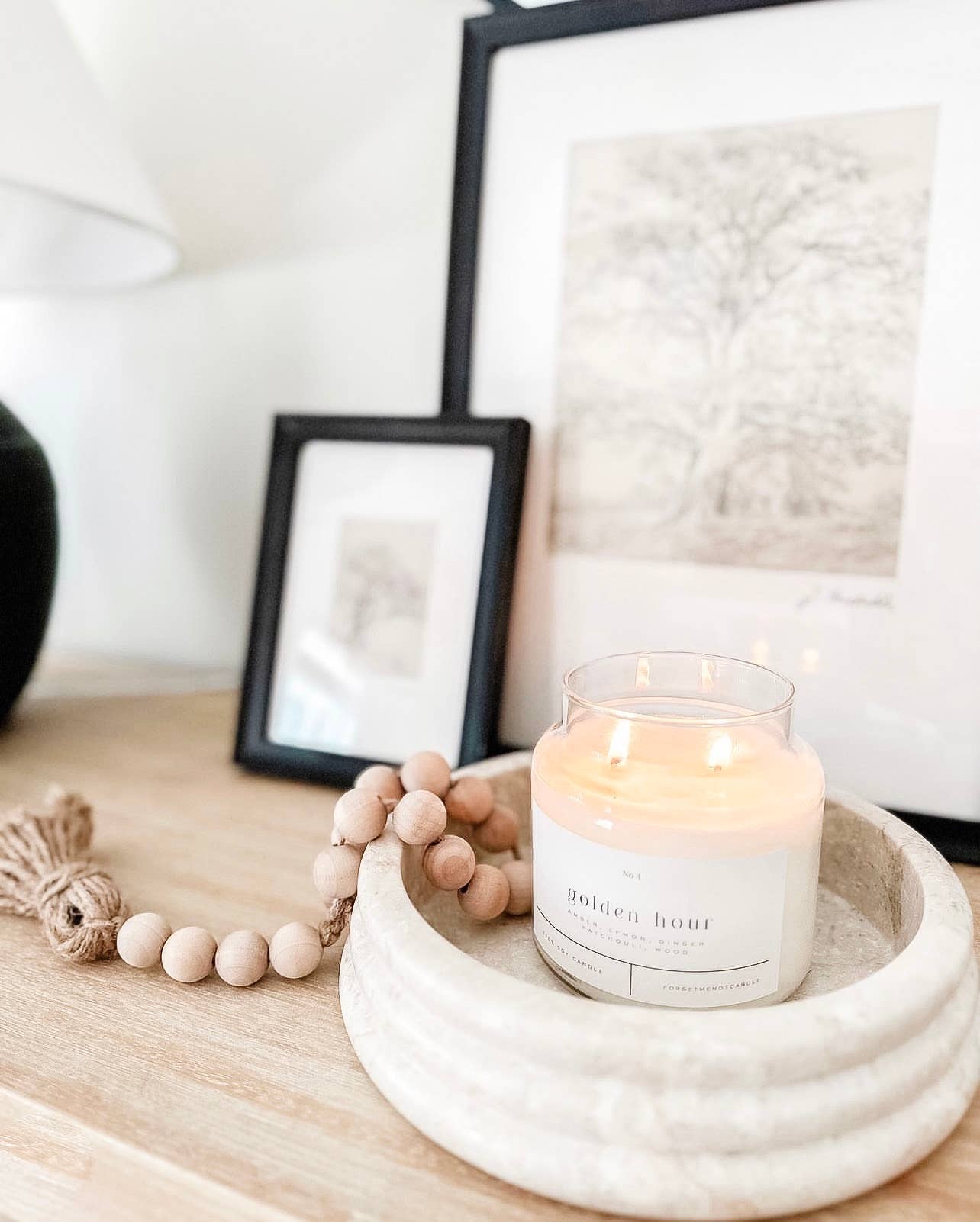 Golden Hour 22 oz Candle - Forget Me Not Candles