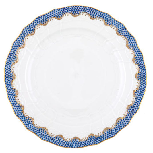 Service Plate Blue Fish Scale