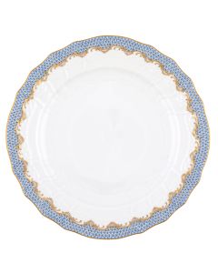 Service Plate Light Blue Fish Scale