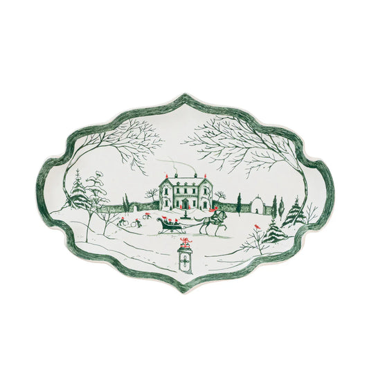 *County Estate Winter Frolic Hostess Tray-Juliska