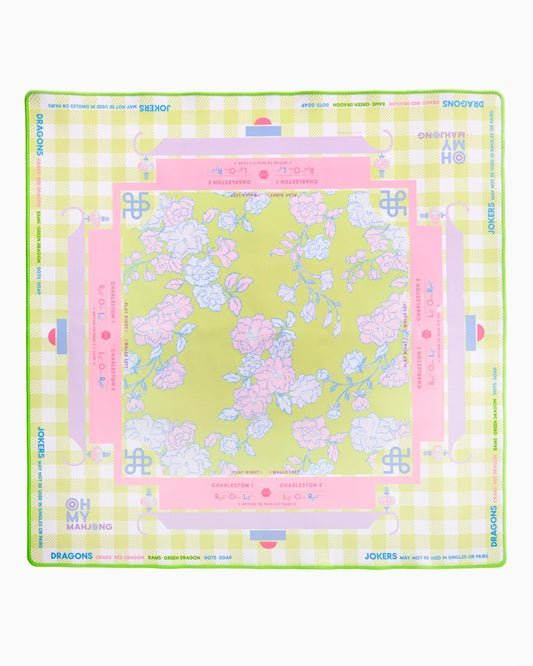 Mahjong Mat-Garden Party