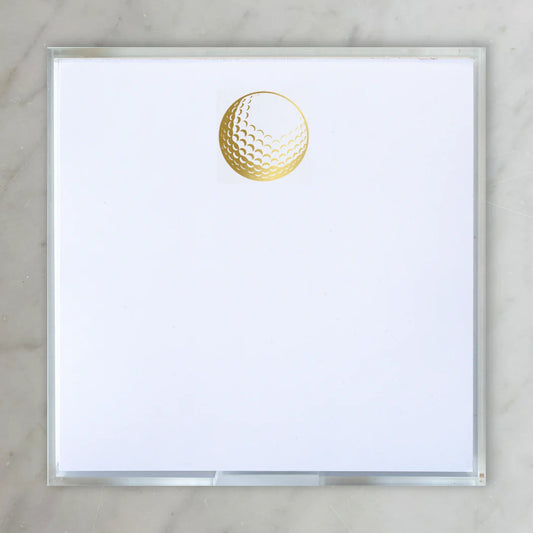Gold Foil Golf Paddie