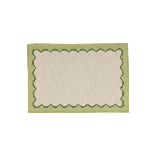 Set/4 Scalloped Placemats Tavola