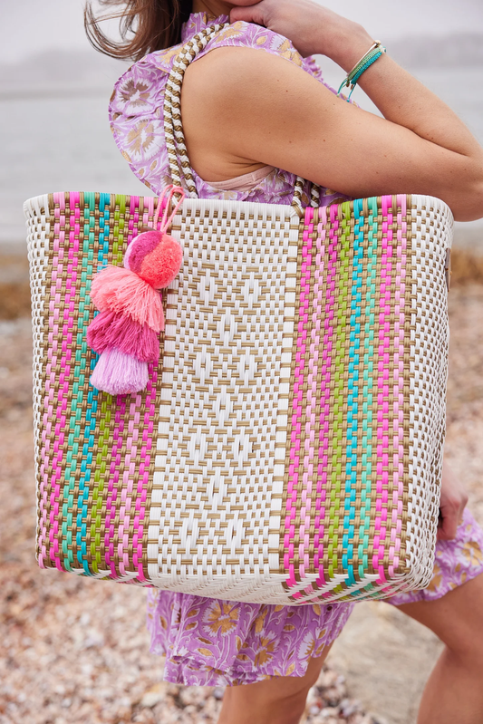 Iris Rain Citron Tote - Medium