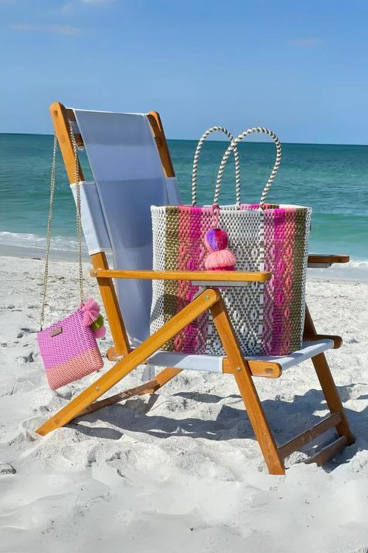 Pink Sunset Citron Tote - Large