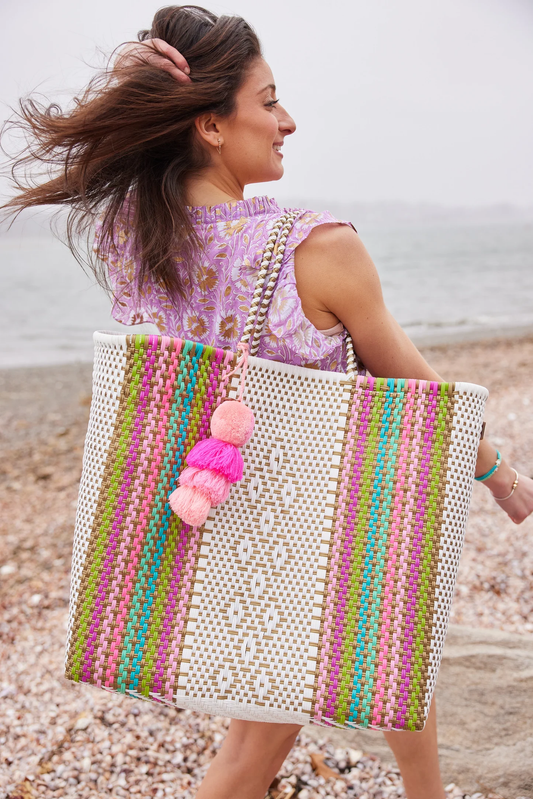 Iris Rain Citron Tote - Large