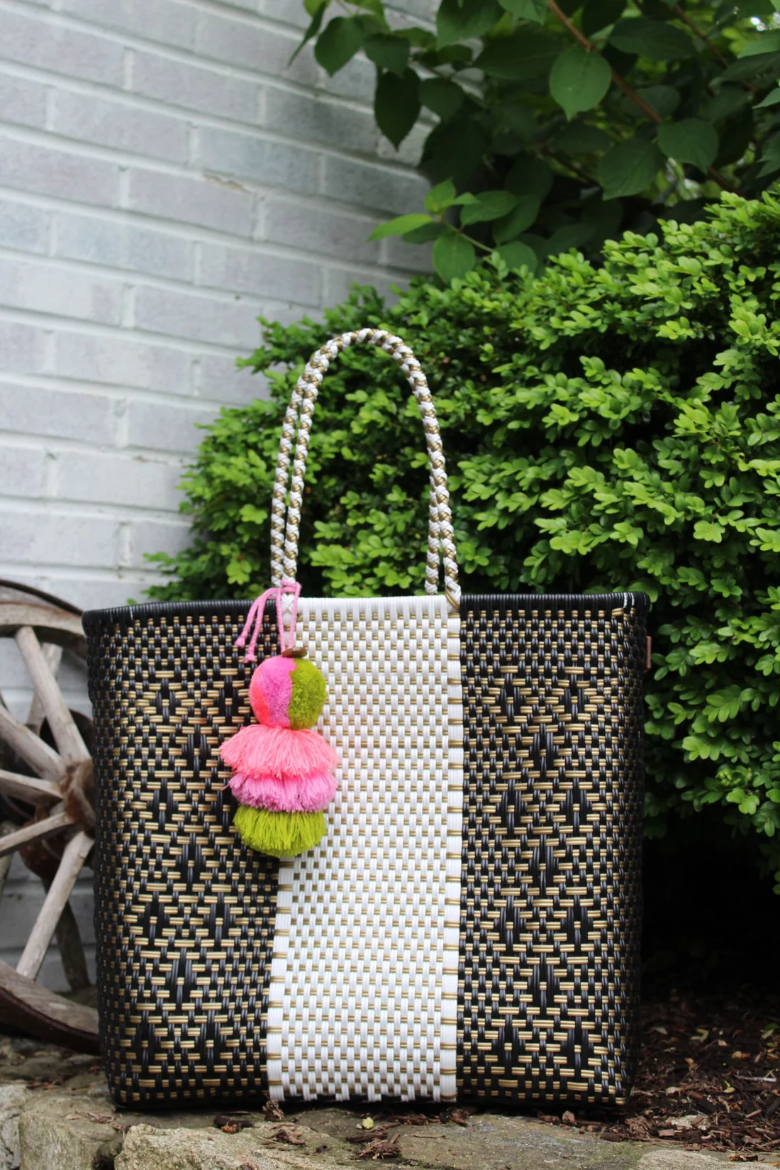Yin Yang Gold Tote - Medium