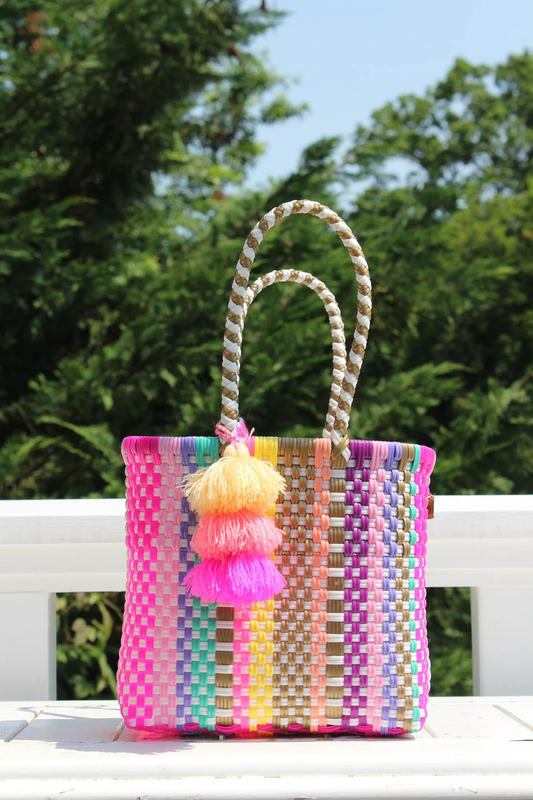 Sunshine Rain Citron Tote - Mini