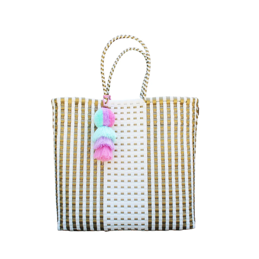 Preppy Lux Citron Tote - Large