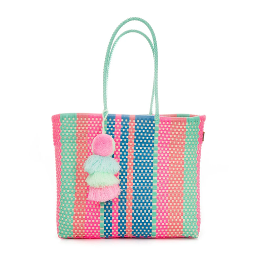Neon Unicorn Citron Tote - Medium