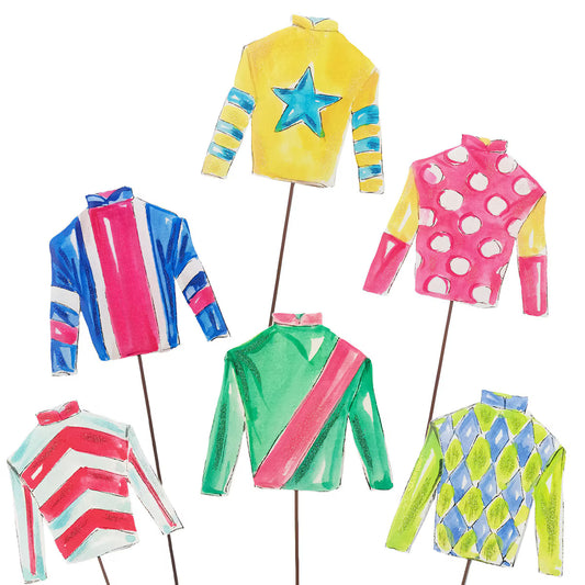 Jockey Silks Yard Stake