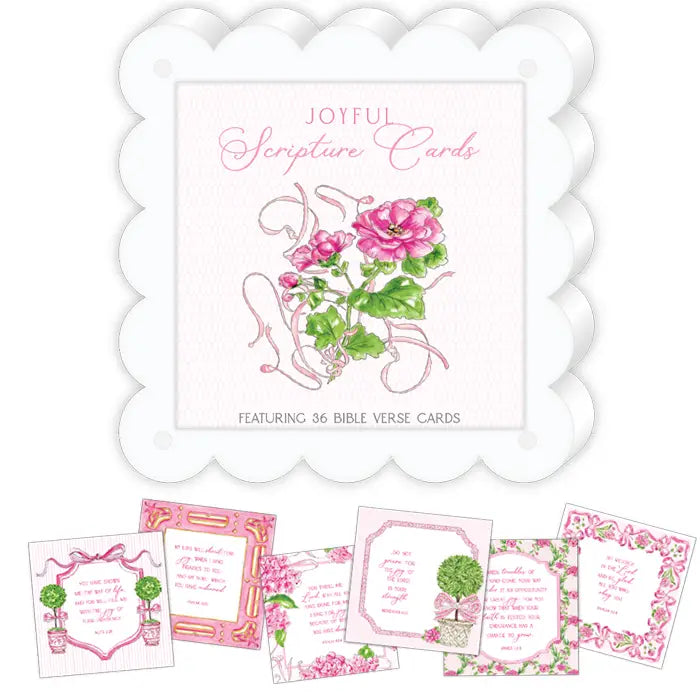Scripture Cards with Acrylic Frame