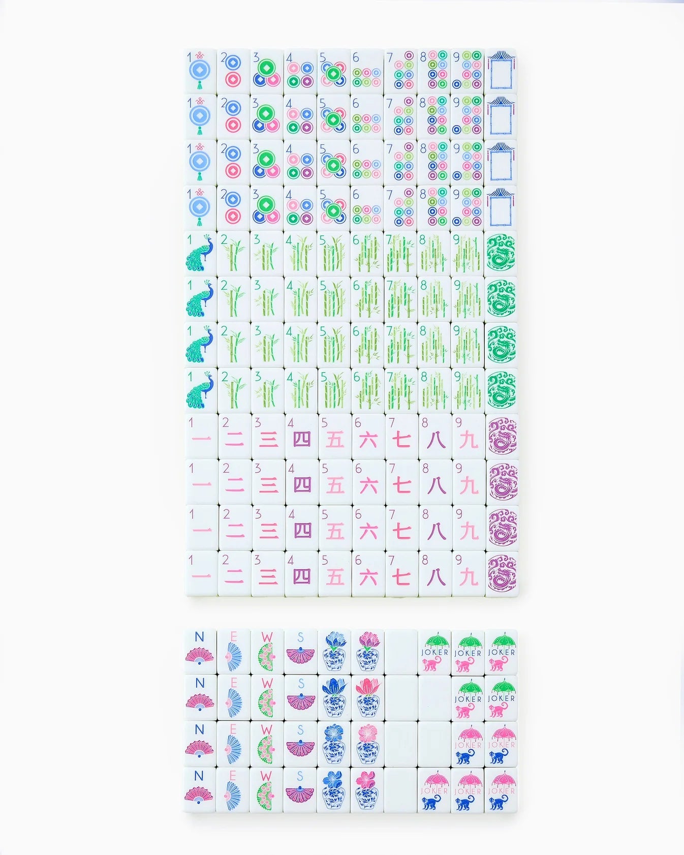 Mahjong Tile Set-Limoncello
