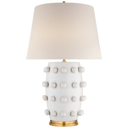Table Lamp Linden Plaster White