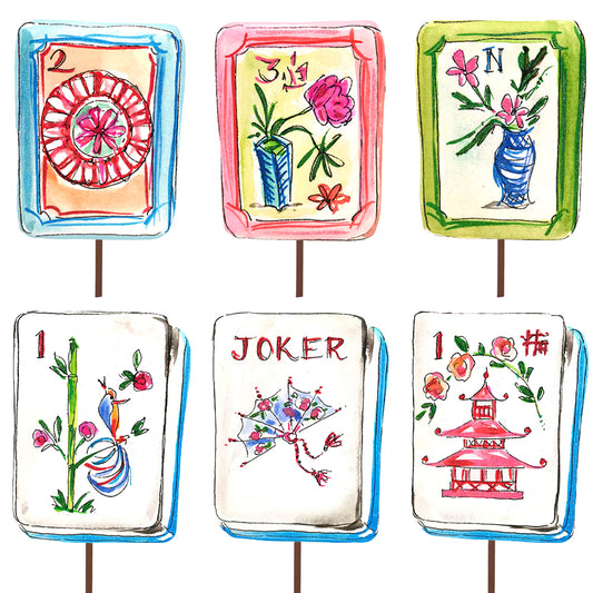 Mahjong Tiles Yard Stake