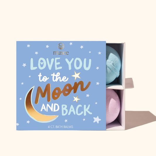 Love You to the Moon and Back Bath Balm Set of 4
