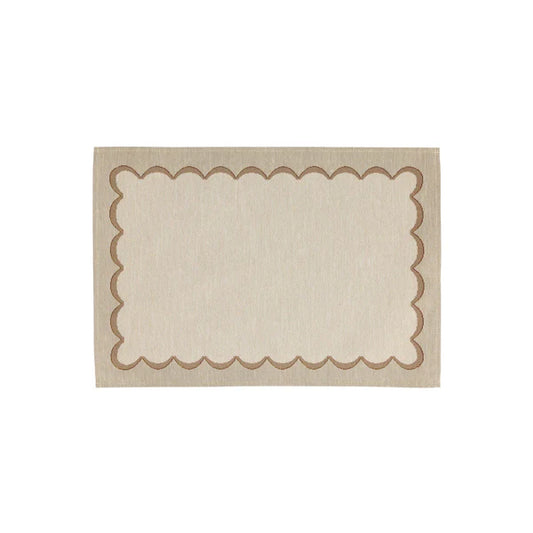 Set/4 Scalloped Placemats Tavola