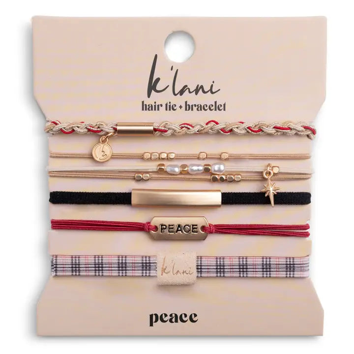 Hair Tie/Bracelet Sets-K'lani